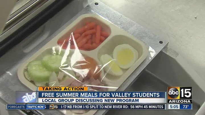 Free summer meals for students