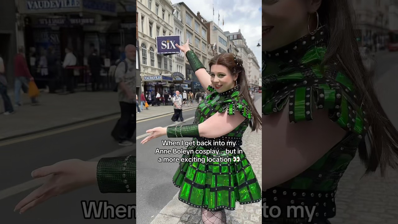 Vaudeville Theatre 🤩 #sixthemusical #anneboleyn #anneboleyncosplay #megasix #dontloseyourhead #meme