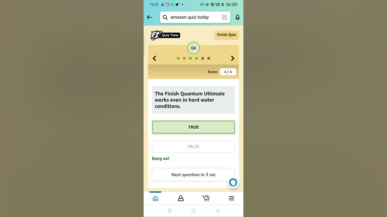 Amazon Finish Quiz Answers Today YouTube