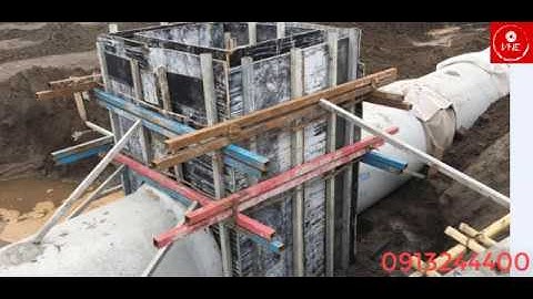công tác ván khuôn trong xây dựng cầu đường