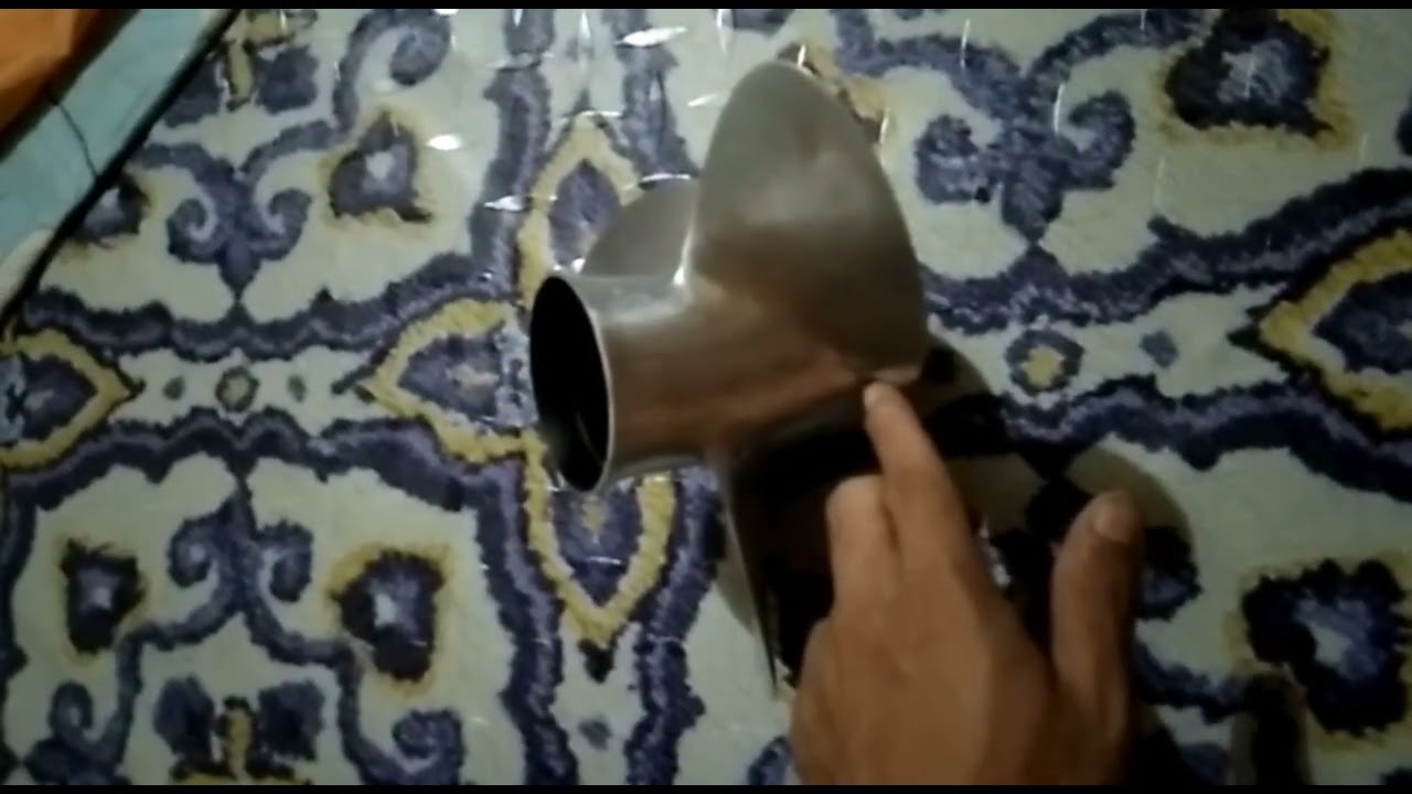 Begini cara ketuk kipas rasing 15hp mercury untuk muatan dan perahu yang berat