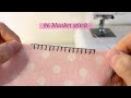 How to sew #6 blanket stitch - including how to start , how to end &amp; start again 🫶
