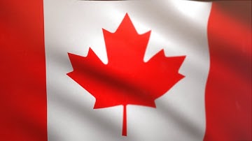 Canadian Flag waving animated using MIR plug in after effects - free motion graphics