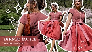 MAKING A DIRNDL AGAIN! (a design I've never done before) - THISISKACHI DIY