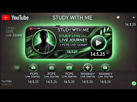 Study with Me | Live Study Session 2 | FCPS Part 1 | MS | Topic: G ...