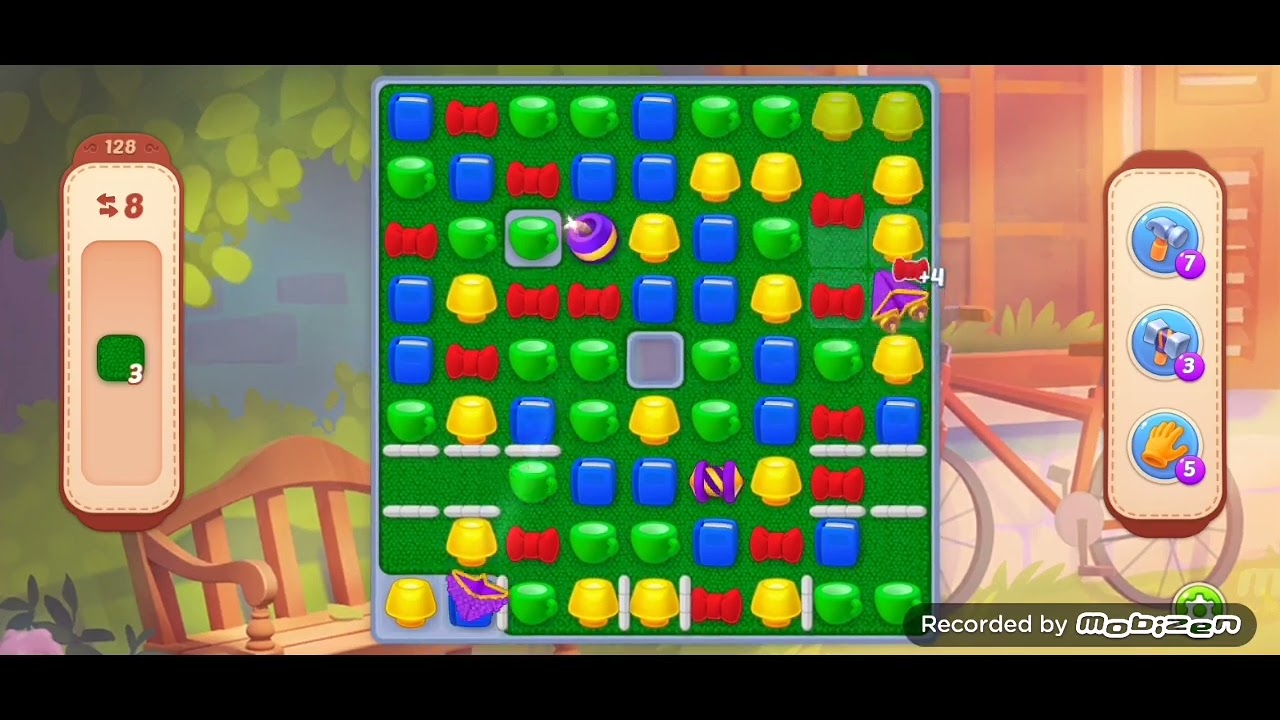 Homescapes level 128. NOboosters