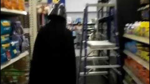 Darth Vader Goes To Walmart