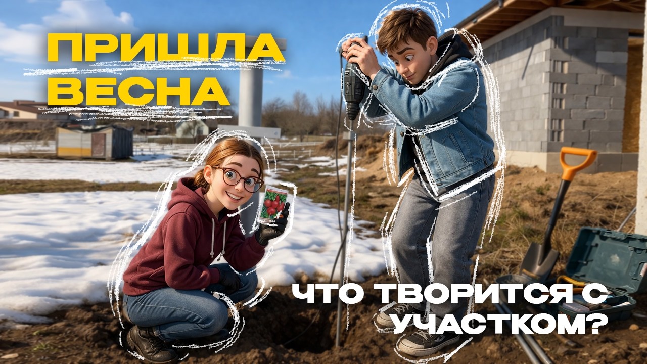 Пришла весна, подготовка к стройке!