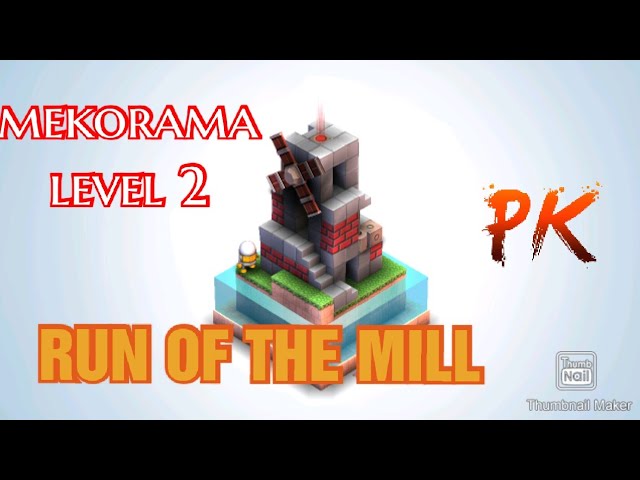 Mekorama level2 RUN OF THE MILL |game|robot|windmill|Martin Magni|PK-pualiblastia kiduluaski|