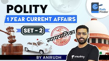UPSC 2021 Current Affairs Crash Course | Polity and Governance Set-2 by Anirudh #UPSC #IAS