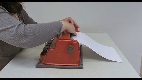 How to use a Brailler - Perkins typewriter tips for people with visual impairment │Sight Scotland