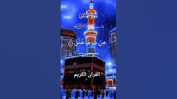سورة الفلق #القرآن_الكريم #foryou #islamicvideo #quran #malikzaheerd3t #shortvideo