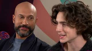 TIMOTHEE CHALAMET AND KEEGAN-MICHAEL GET ALL LOVEY-DOVEY WITH EACH OTHER