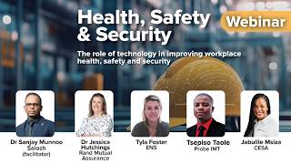 The role of technology in improving workplace health, safety and security | WEBINAR