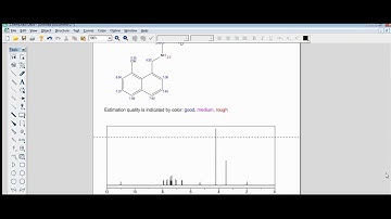 PREDICTION OF 1H and 13C NMR of unknown compound using ChemDraw