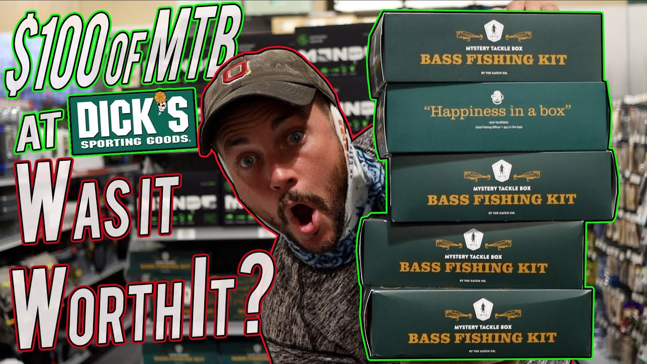 $100 in Mystery Tackle Box at Dicks! Is It Worth the Money? (Giveaway  Included) 