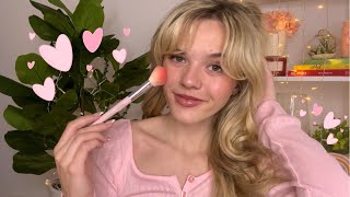 ASMR Hair & Makeup GRWM 🎀🩰🍰 (+life updates: clothing line launch, new puppy, therapy, etc)
