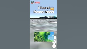 I Found Moana Island🏝 On Google Earth😱 #shorts #moana