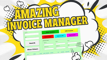 🔥 Excel Invoice Manager – Create & Send Invoices in Seconds | Download Now!