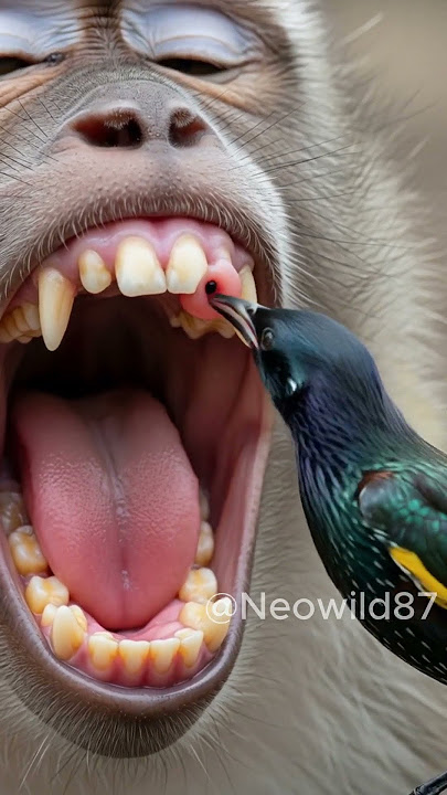 Bird Dentist: Helping Monkey’s Gum Heal