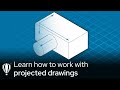 Learn how to work with projected drawings  coreldraw technical suite