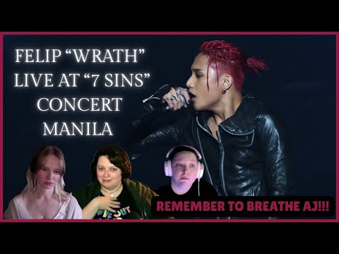 FELIP - 'wrath' live at the 7sins album concert • MANILA | Kpop BEAT Reacts