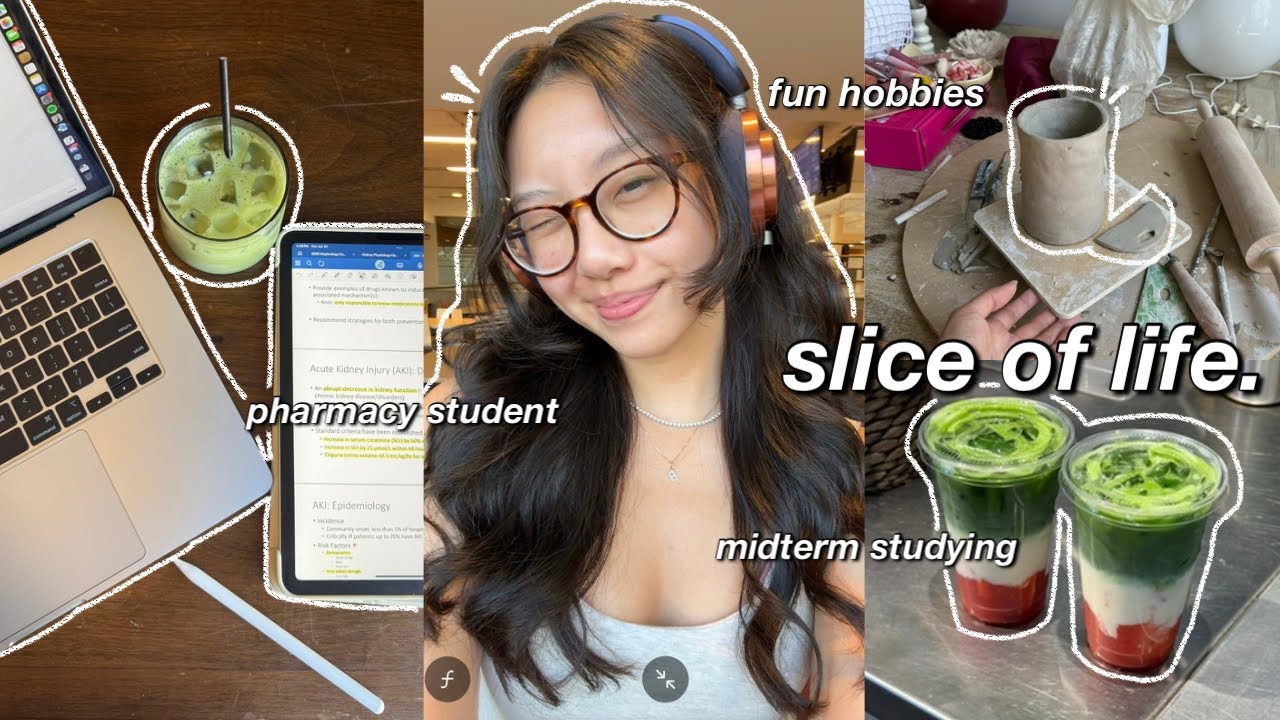 slice of life 🎒 a week in my life as a college student: night routine, being productive & hobbies