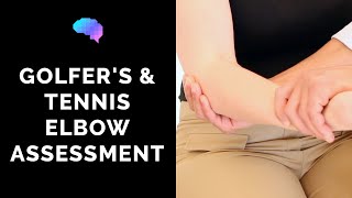 Golfer's & Tennis Elbow Assessment - OSCE Guide | Clip | UKMLA | CPSA