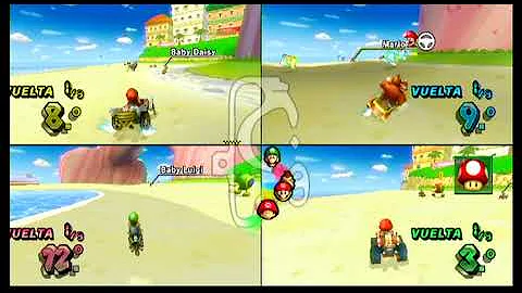 Mario Kart Wii (4 Players) Gamenight/Race for Craziness!!
