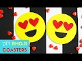 Easy Crafts with Sizzix - DIY Emoji Coasters