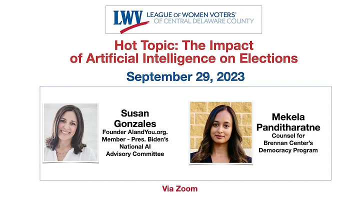 Hot Topic: The Impact of Artificial Intelligence on Elections