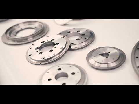 Saint-Gobain plant in Norderstedt - Diamond and CBN electroplated grinding wheels made in Germany