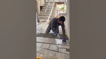 روش نوین و عجیب نصب سرامیک کف 