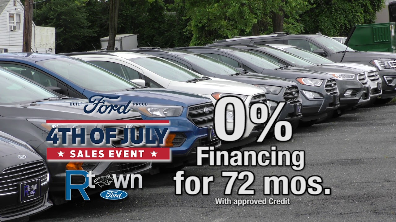 Rtown Ford 4th of July Sales Event YouTube