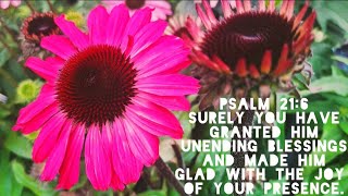 Psalm 21:6-Surely you have granted him unending blessings...