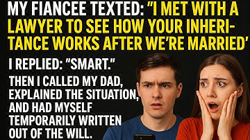 My Fiancée Texted: "I Met With A Lawyer To See How Your Inheritance Works After We