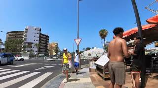 Gran Canaria 🌴SUMMER STREET WALK IN PLAYA DEL INGLES