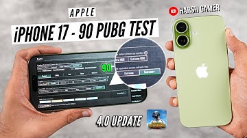 iPhone 17 - 90 FPS Pubg Test With FPS Meter, Heating & Battery Test | Shocking Results 😱