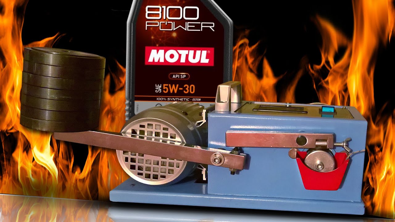 Motul 8100 Power 5W30 Engine Oil Test 100°C Piotr Tester