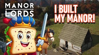 I Built My Manor & My First Army As A Manor Lord | Manor Lords | Day 3 | Lunch Hour Play Sessions