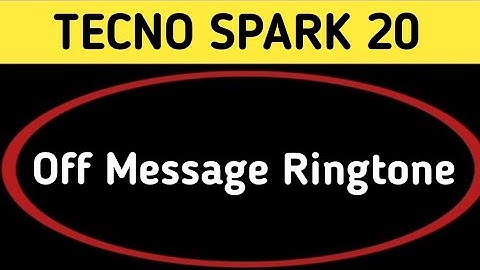 How to turn off message ringtone, Tecno Spark 20 me message sound band kaise karen, message problem