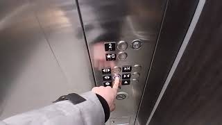 VERY BUSY KONE eco-disc Elevator #1 @ IKEA, Burlington ON