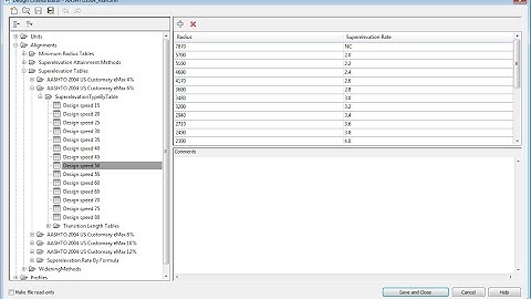 Finish Strong Friday: Civil 3D Superelevation Part 2 – Design Criteria File