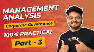 Management Analysis - Part 3|  Equity Research | Corporate Governance
