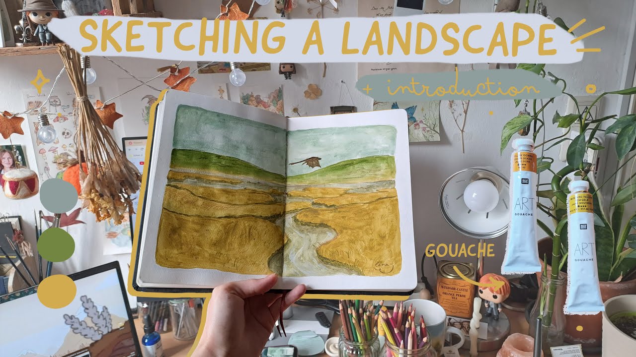 Sketching a landscape + Introduction ✩