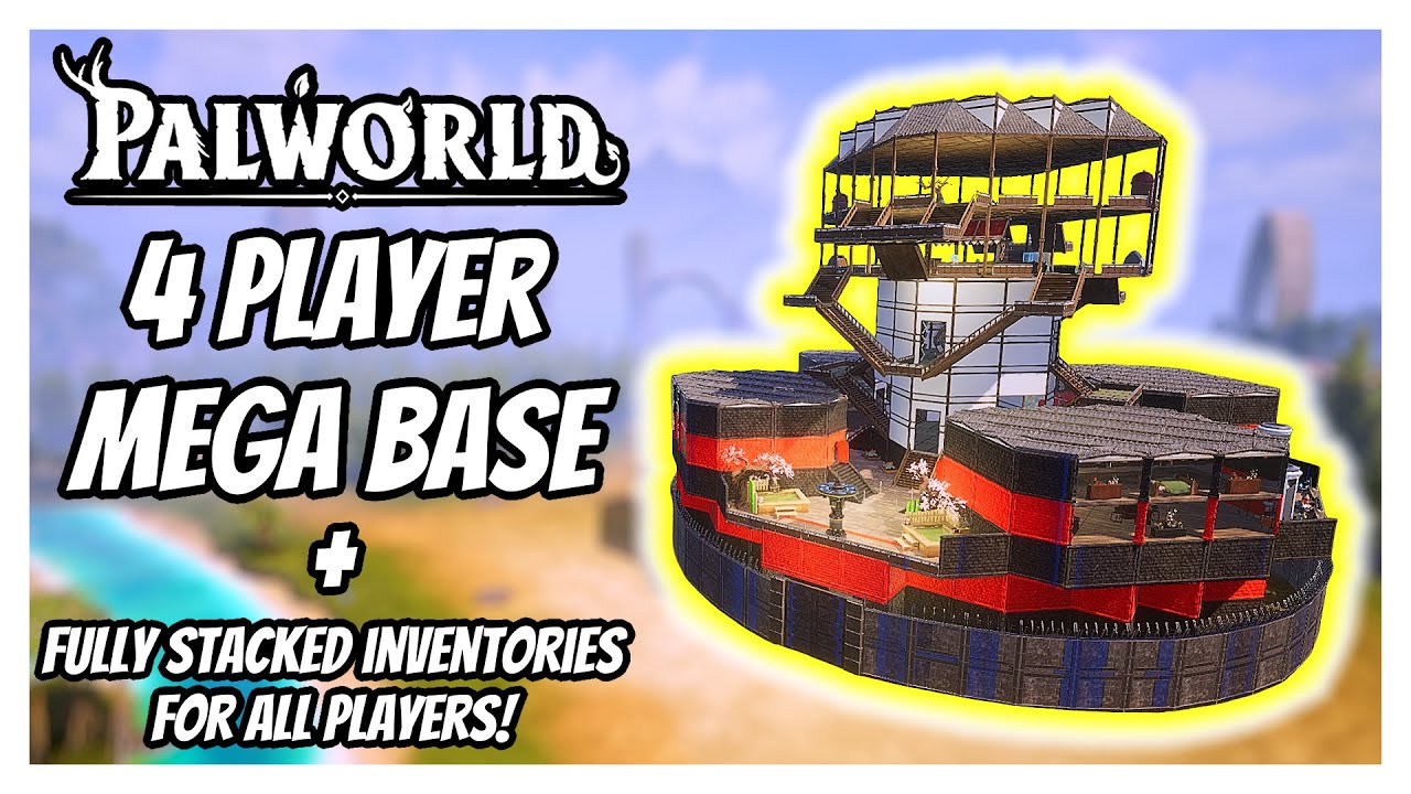 Я построил полностью укомплектованную мегабазу на 4 игрока в Palworld! | Palworld