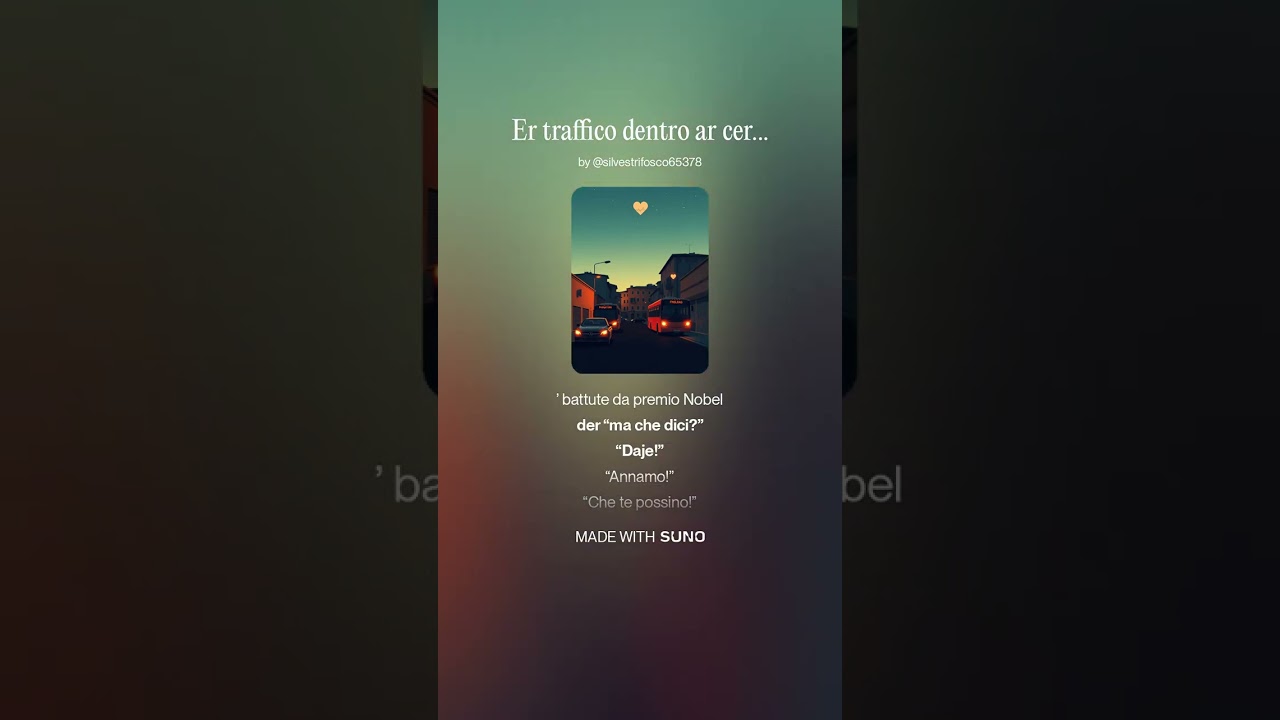 Er traffico dentro ar cervello e pure ar semaforo