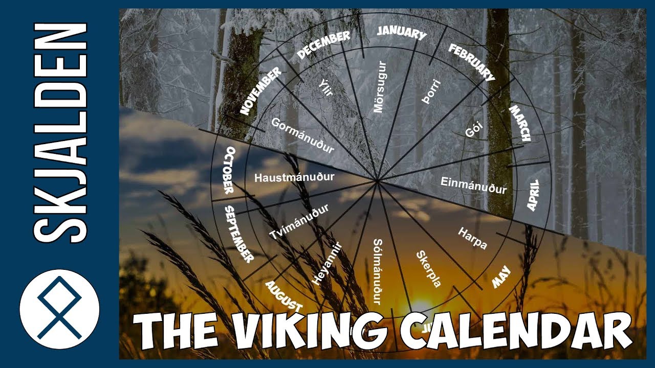 The Viking Calendar The Names of Months and Days. YouTube