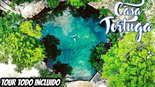 Tour 4 Cenotes CHEAP, super PRACTICAL  CENOTES CASA TORTUGA 2021 Riviera Maya  ALL INCLUSIVE GUIDE