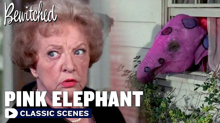 Aunt Clara Conjures A Pink Elephant! | Bewitched